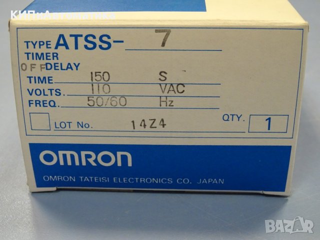 реле време Omron ATSS-7 OFF 150s 110VAC relay pneumatic timer , снимка 11 - Резервни части за машини - 37672172