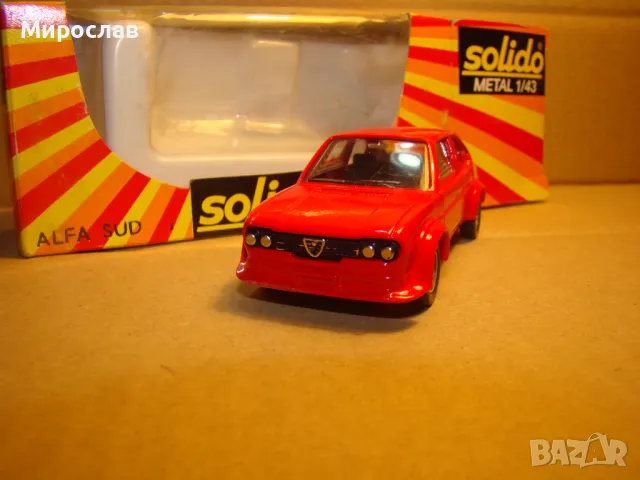 1:43 SOLIDO ALFA ROMEO МОДЕЛ КОЛИЧКА ИГРАЧКА, снимка 3 - Колекции - 48981280