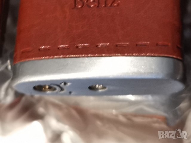 Нови газови ветроустойчиви метални запалки с кафява кожена обвивка с щампована емблема на марки на  , снимка 7 - Запалки - 34023825