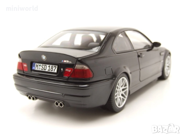 BMW M3 CSL E46 2003 - мащаб 1:18 на Norev моделът е нов в кутия., снимка 2 - Колекции - 52176627