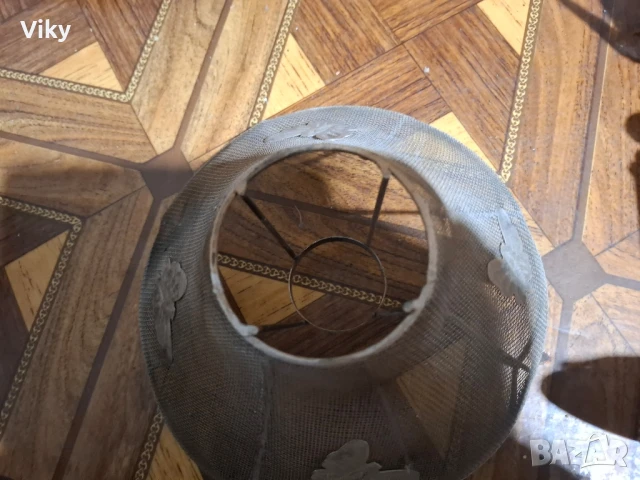 свещик ковано желязо с лампион, снимка 4 - Декорация за дома - 51091492