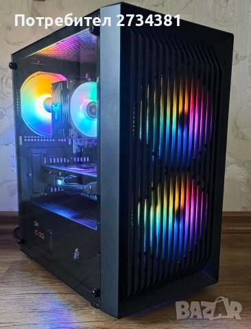 Геймърски компютър Ryzen 5 5500, RTX 3060TI, 16 RAM, снимка 2 - Геймърски - 54236728