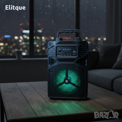 Караоке тонколона с Bluetooth KTS-1513 4“ и микрофон