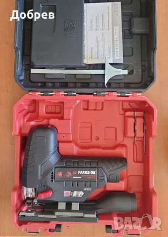 Сет Акумулаторен трион (зеге) Parkside PPSTKA 12 A1 Performance, 2.5Аh Батерия, 6Аh Зарядно, НОВИ, снимка 7 - Триони и циркуляри - 56009502