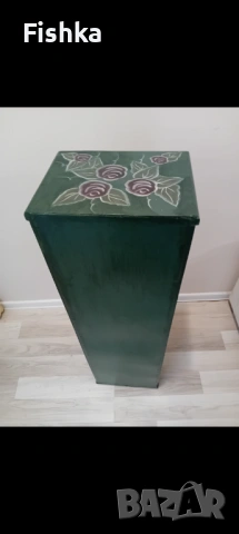 Винтидж комод „Седмица“ (Semainier) – Автентичен Изумруд, снимка 4 - Скринове - 53247237