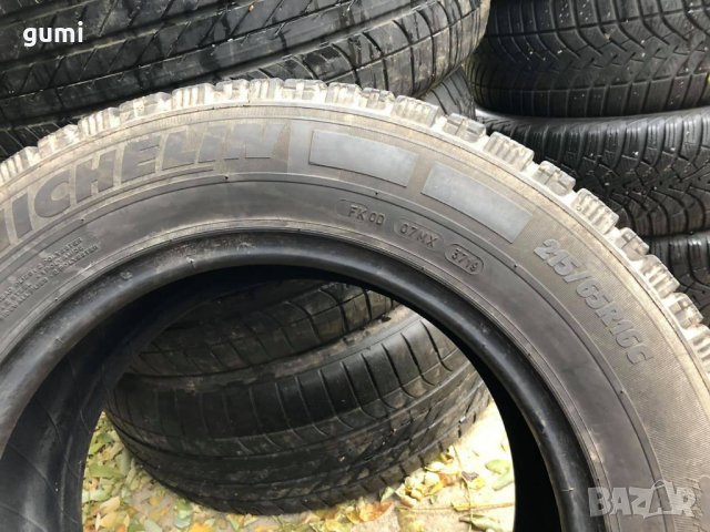 2бр зимни гуми 215/65/16С Michelin, снимка 3 - Гуми и джанти - 31026859