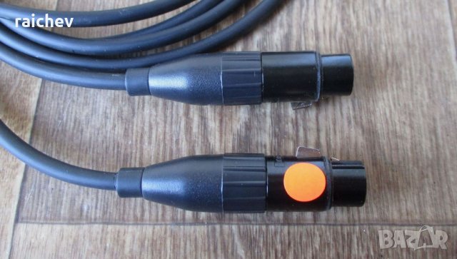 ★ █▬█ █ ▀█▀ ★ Балансирани кабели Канон /XLR/ женски към чинч – възпроизвеждащ., снимка 3 - Други - 35491604