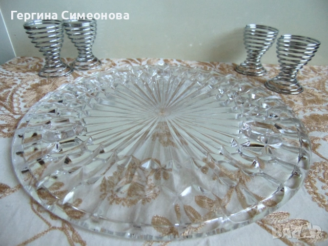 Поднос за торта, снимка 3 - Чинии - 52424435