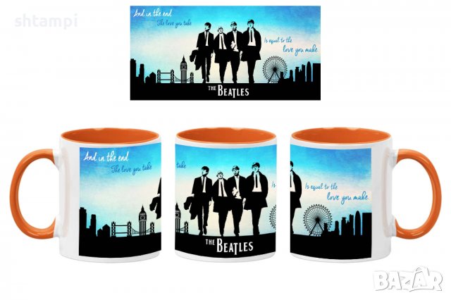 Чаша Beatles 11,Керамична Чаша, Кафе Чай, Игра,Изненада,Подарък,Повод,Празник,Рожден Ден, снимка 4 - Чаши - 38508638