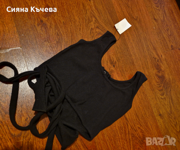 Ново! Дамски къс кроп топ, снимка 2 - Корсети, бюстиета, топове - 44760632