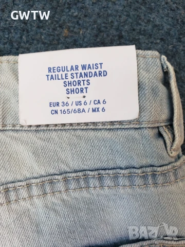 H&M дънкови шорти, Нови с етикет, снимка 4 - Дънки - 50765335
