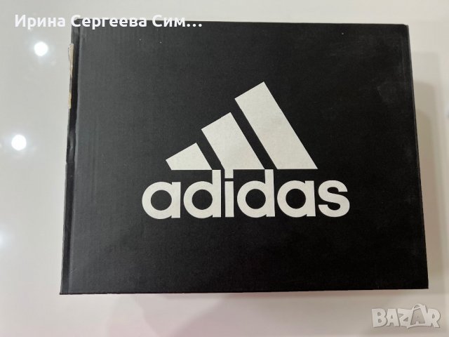 Нови оригинални кецове Adidas 39,3 номер бели и черни, снимка 9 - Кецове - 38299282