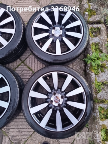 Джанти 17" 4x100 с гуми Tomason 215/45/17, снимка 4 - Гуми и джанти - 52867359