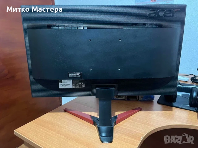 Монитор Acer KG231Q 144hz 24inch 1ms, снимка 2 - Монитори - 53372005