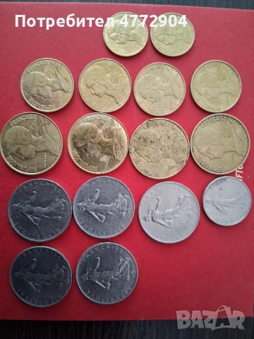 лот монети Франция, снимка 6 - Нумизматика и бонистика - 54316234