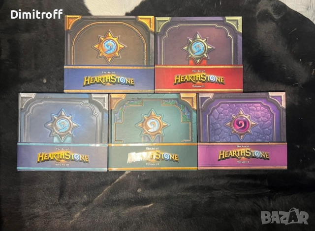 The Art of Hearthstone Volume 1-5 Artbooks