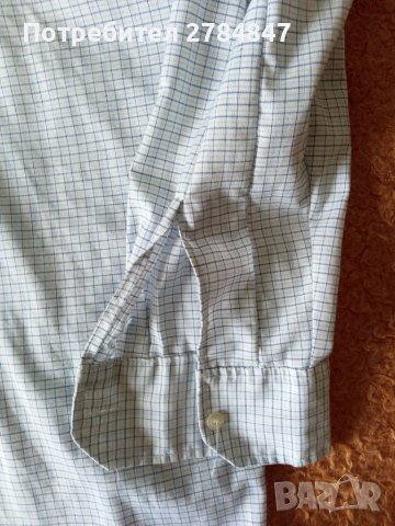 Мъжка риза с дълъг ръкав карирана, снимка 7 - Ризи - 37008322