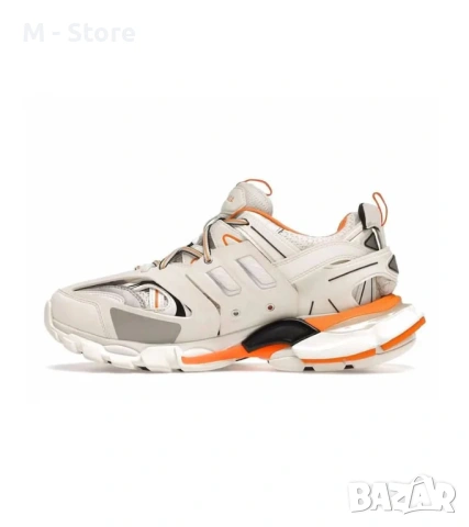 Balenciaga Track Mesh 'White/Orange'
