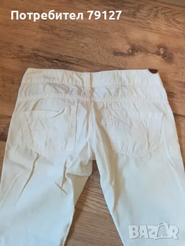 бял панталон pause jeans, снимка 4 - Панталони - 47621117