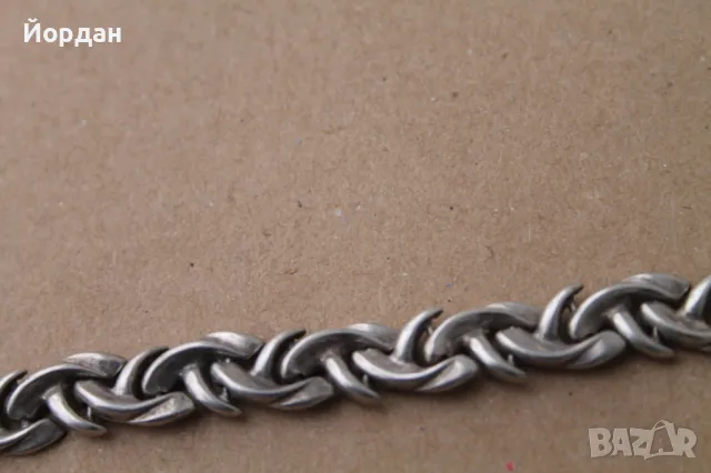 Дамско сребърно колие, снимка 6 - Колиета, медальони, синджири - 49771414