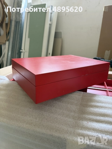 Кутии от MDF – червено мат, с ключалки и PVC разделители, снимка 3 - Други стоки за дома - 55790328