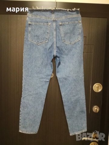Дънки mom jeans без колан , снимка 2 - Дънки - 29346758