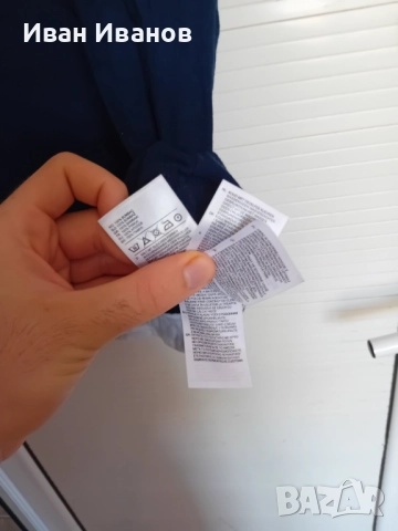 Оригинална тениска Armani x Reebok x Olimpia Milano, снимка 4 - Тениски - 51709441