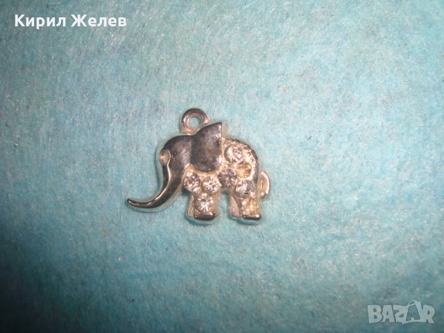 ПОСРЕБРЕНО СЛОНЧЕ - ФИГУРАЛЕН АРТ КРИСТАЛЕН МЕДАЛЬОН 27250