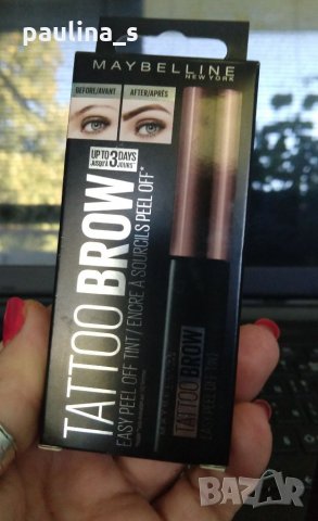 Тинт за вежди tattoo brow / easy peel off "Maybelline" , снимка 2 - Козметика за лице - 34323370