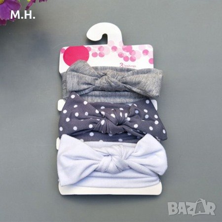 Бебешки ленти за глава. 3бр./9лв., снимка 3 - Други - 29178466