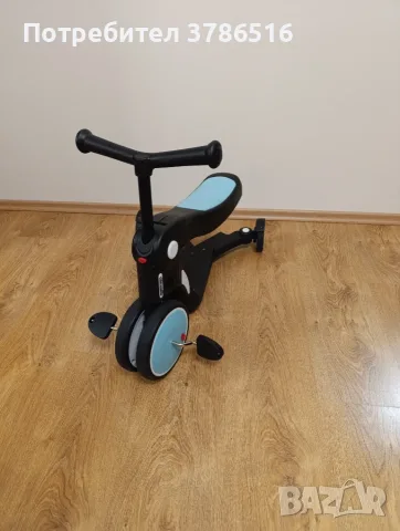 Велосипед, триколка и тротинетка Chipolino All Ride 4 в 1 Sky