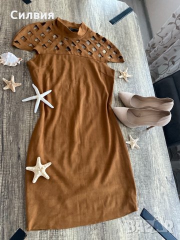 Велурена рокля, снимка 3 - Рокли - 35180173