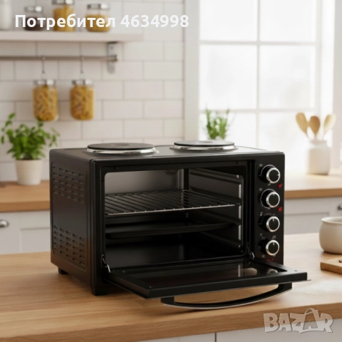 Малка готварска  печка TERMOMAX TXC56CL, снимка 2 - Печки, фурни - 52579394