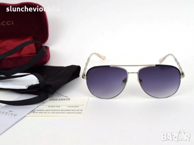 Слънчеви очила Gucci gold, снимка 8 - Слънчеви и диоптрични очила - 24790844