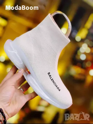 Balenciaga бели дамски маратонки 