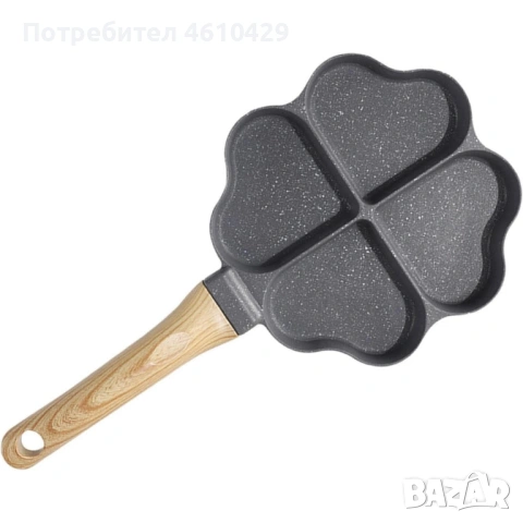 Тиган за пържене на яйца, палачинки- индукция сърце