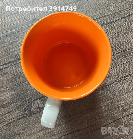 НОВА Керамична чаша, кафе/чай, солидна, висококачествена, здрава; карирана; 380 мл, снимка 4 - Чаши - 51743206