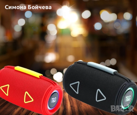 Портативна тонколона,T&G 657,RGB светлини