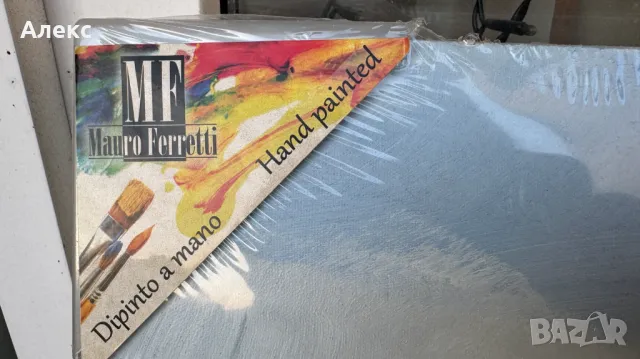 120см/ 80см Голяма Италианска 3D картина– масло на платно., снимка 5 - Картини - 49453475