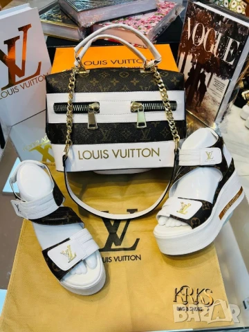 сандали на платформа louis vuitton 