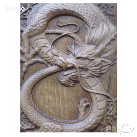 Дърворезба Дракон, снимка 4 - Пана - 52854032