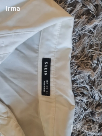 Рокля тип риза, снимка 3 - Рокли - 51817799