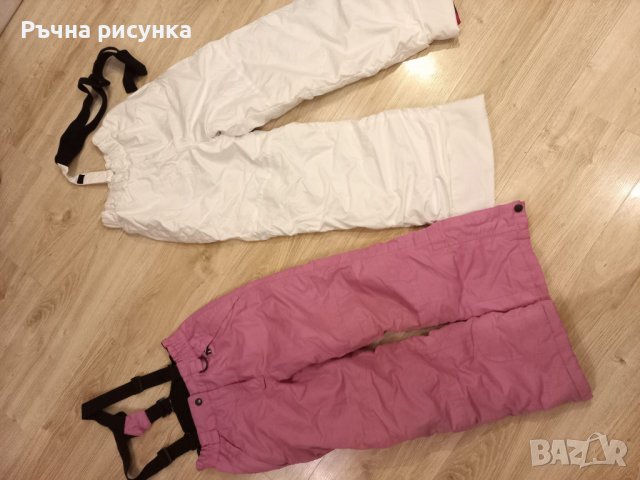 Три броя детски ски панталони за момиче ръст от 122до 140см , снимка 2 - Детски комплекти - 39619174