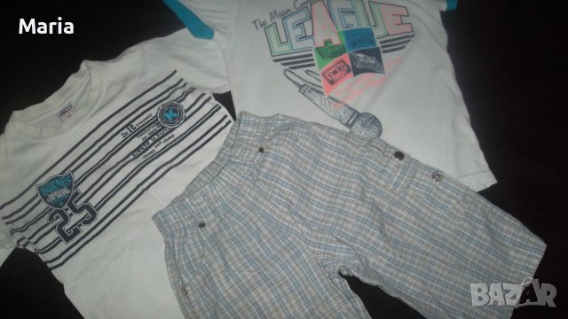 Панталон и 2 тениски за 6 год., снимка 1 - Детски комплекти - 36703174