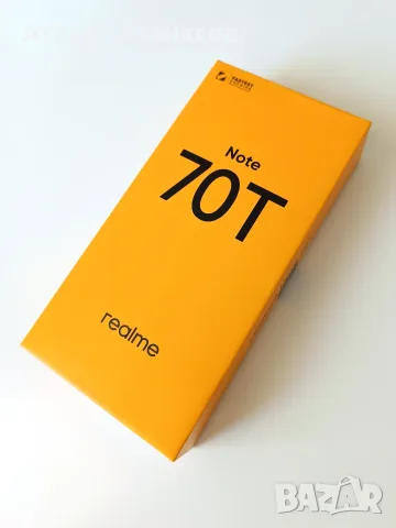 Realme Note 70T, 128/4 GB, черен, чисто нов