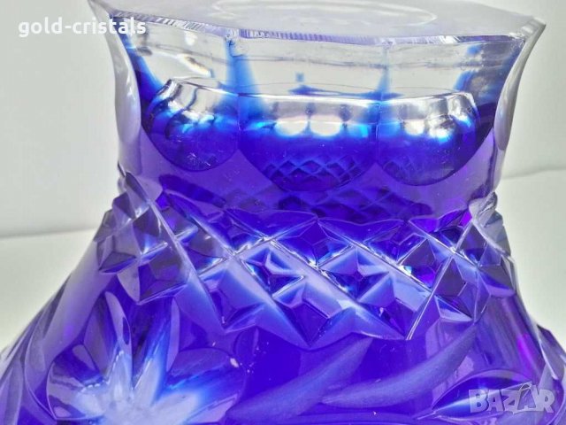 Кристална купа фруктиера, снимка 10 - Антикварни и старинни предмети - 30064361