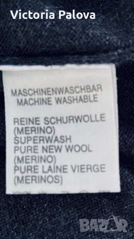 Луксозен мерино  пуловер ROBERT LEY CLASSIC - 100% чиста нова вълна ( merino), снимка 11 - Пуловери - 52959998