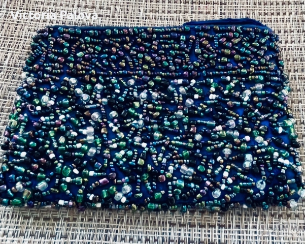 Елегантна чантичка - портмоне с бисери, снимка 6 - Портфейли, портмонета - 52266806