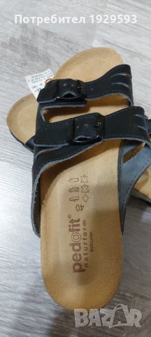 Дамски чехли естествена кожа, снимка 2 - Чехли - 37982384