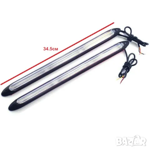 LED дневни светлини с функция бягащ мигач, снимка 6 - Аксесоари и консумативи - 48764138